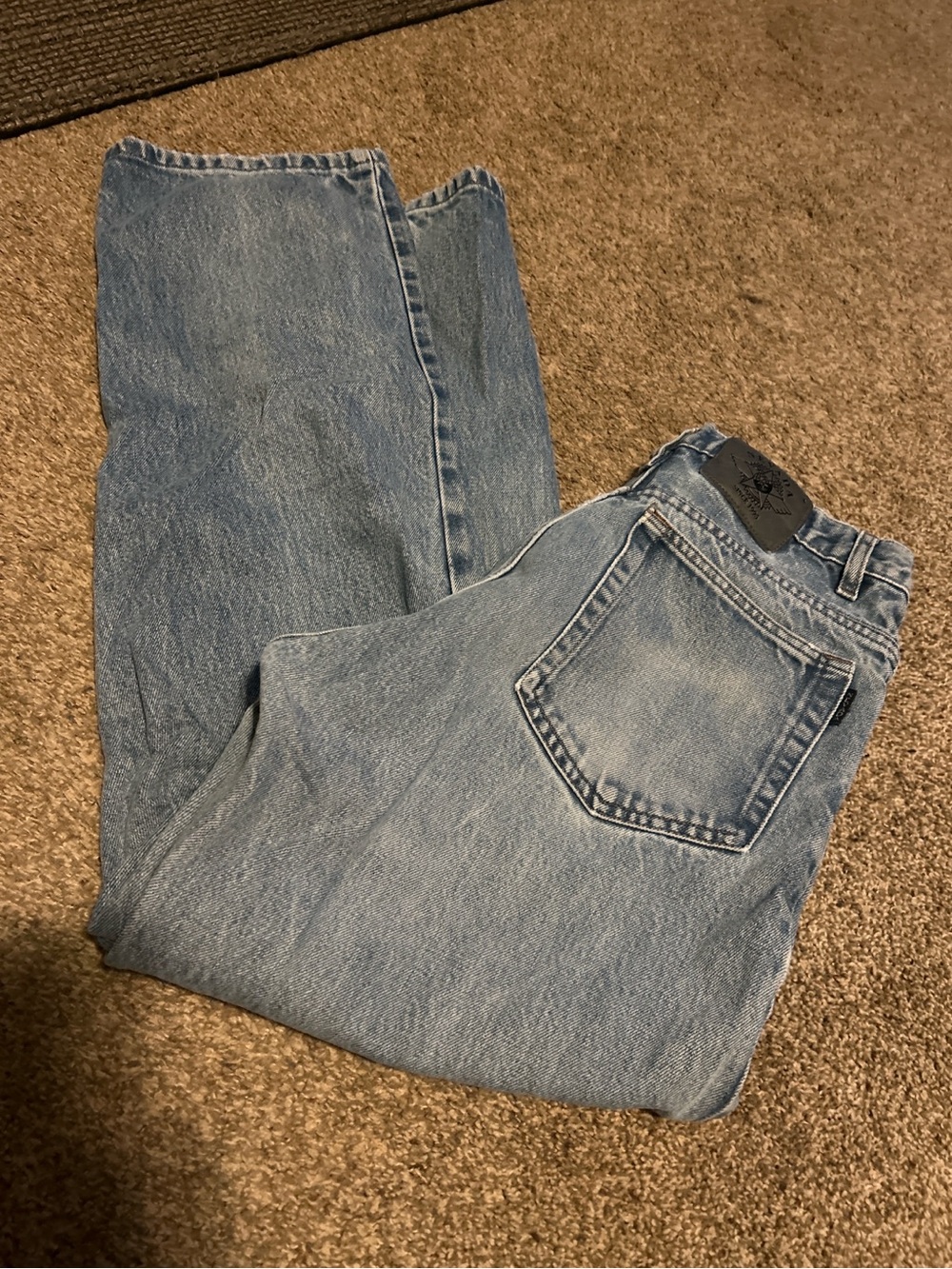 Nevada Light Wash Wide Leg Relaxed Fit Jeans 30x30 read for flaws and see photos